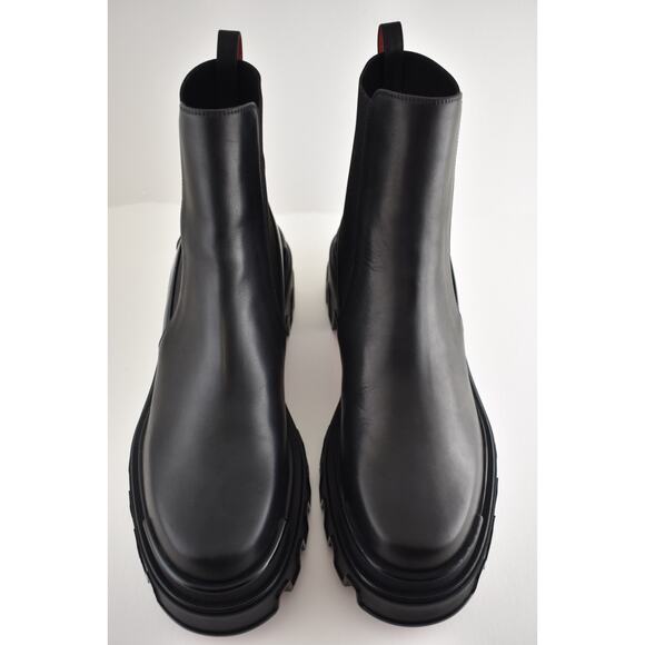 Christian Louboutin Mens Marchacroche Dune Uomo Black Leather Chelsea Boot 46 13 main image 12